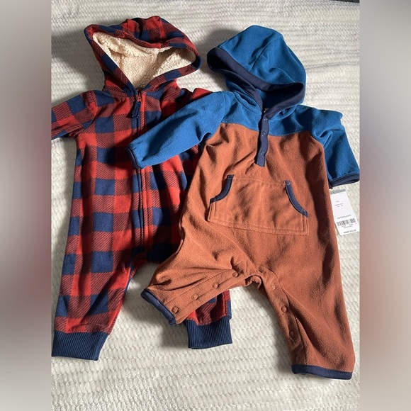 Carter's Red and Blue Baby Jumpsuit - Picture 1 of 4